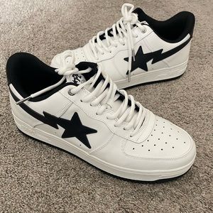 JJJJound x Bapesta white navy